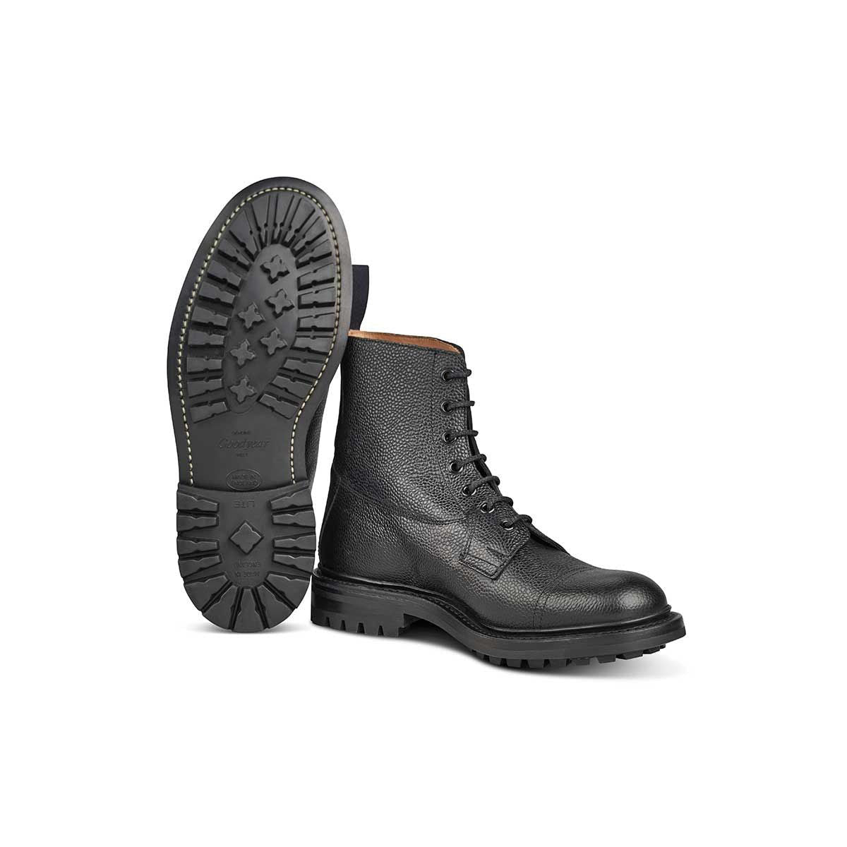 - Grassmere boot - black Grain - The Shoe Care Shop