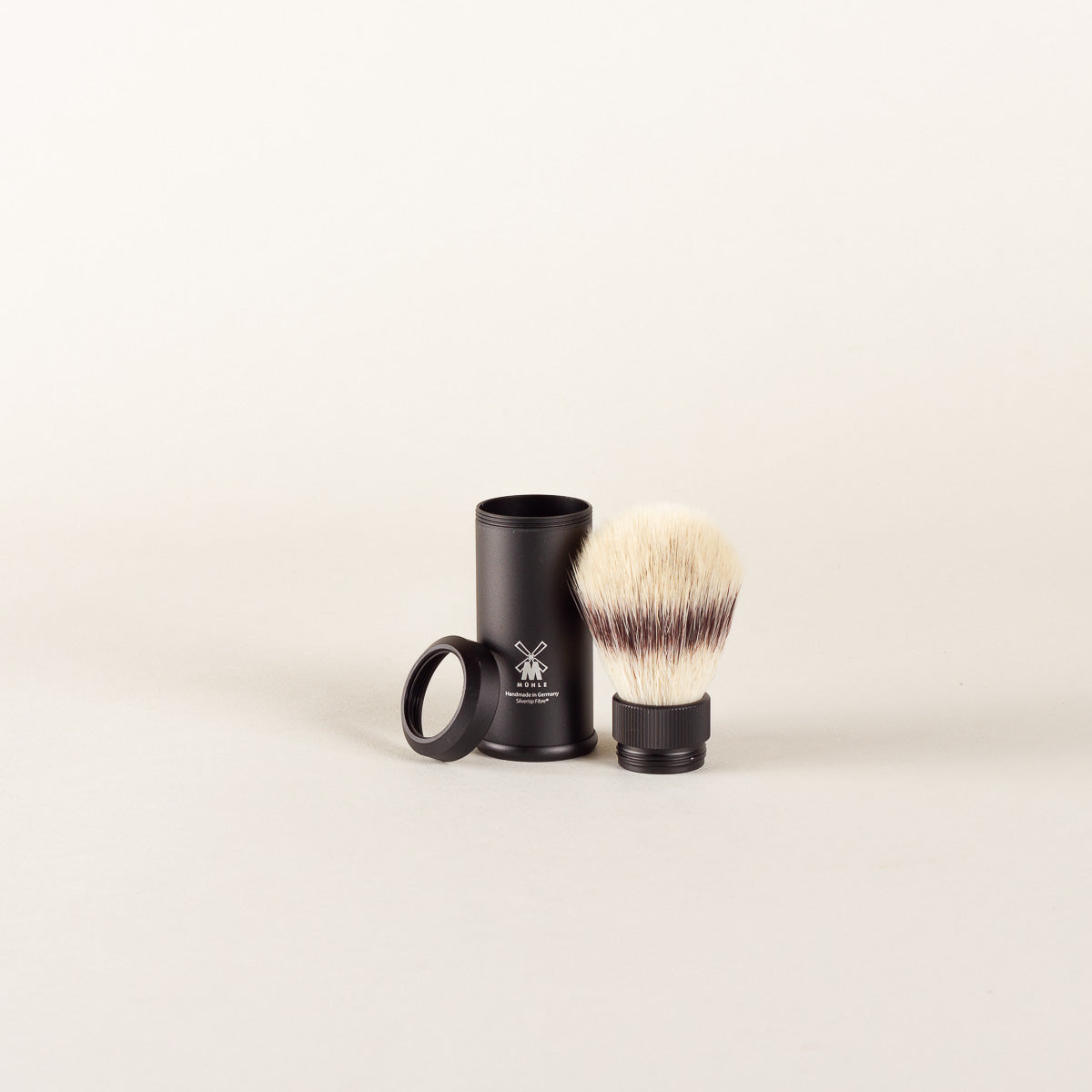 Mühle Silvertip fibre travel shaving brush - black