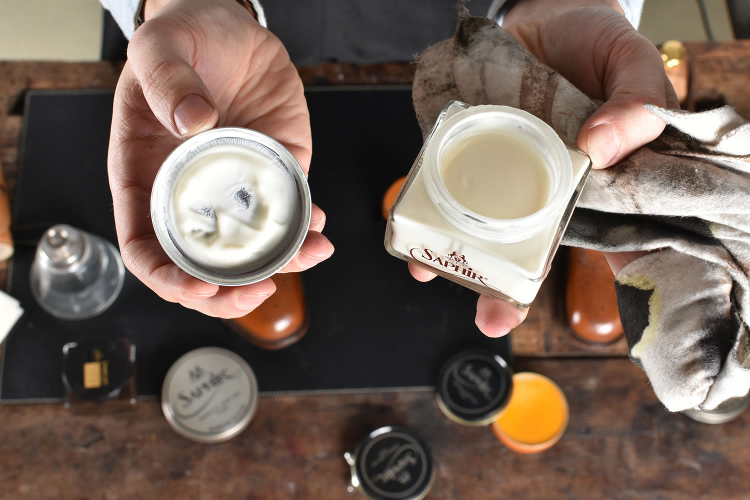 White spots after Saphir Médaille d’Or Renovateur