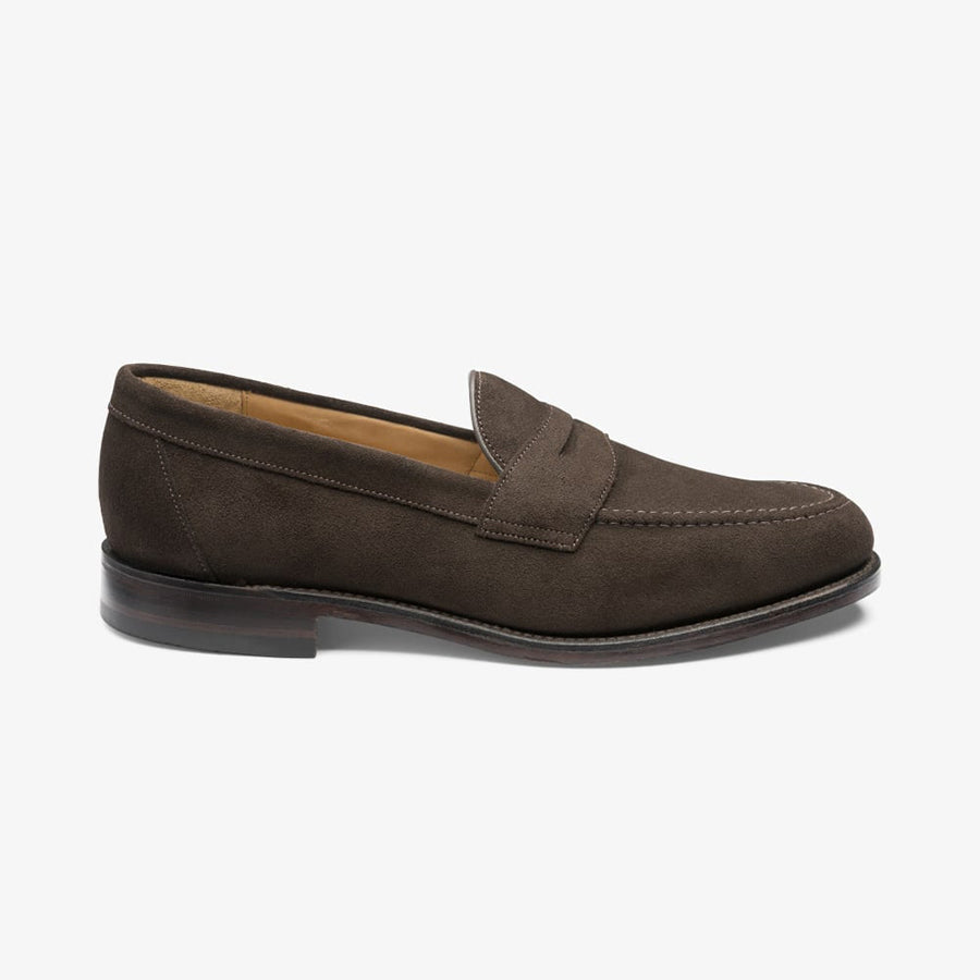 Loake Imperial loafer - dark brown suede