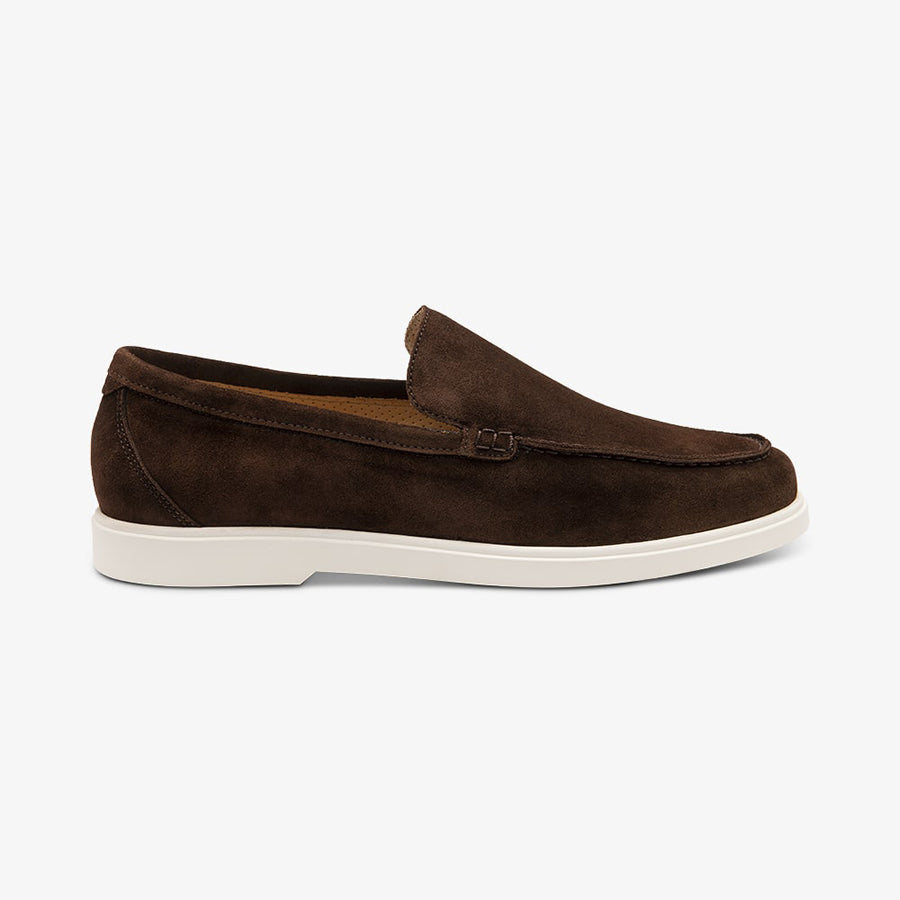 Loake Tuscany loafer - chocolate brown suede