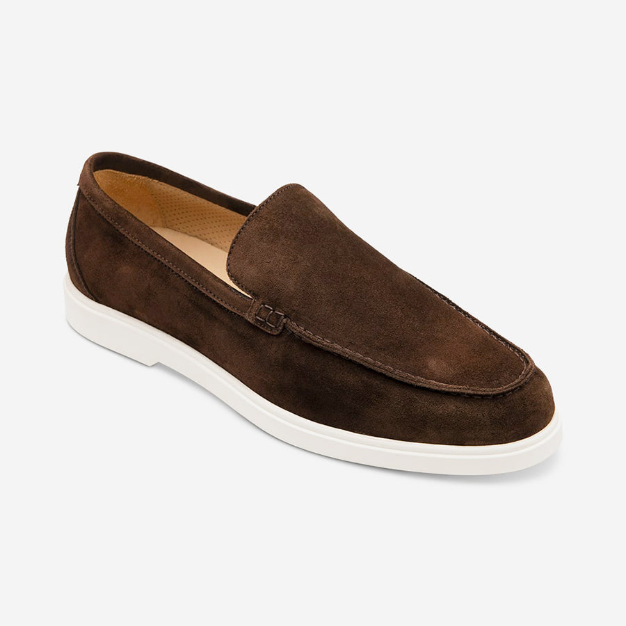 Loake Tuscany loafer - chocolate brown suede