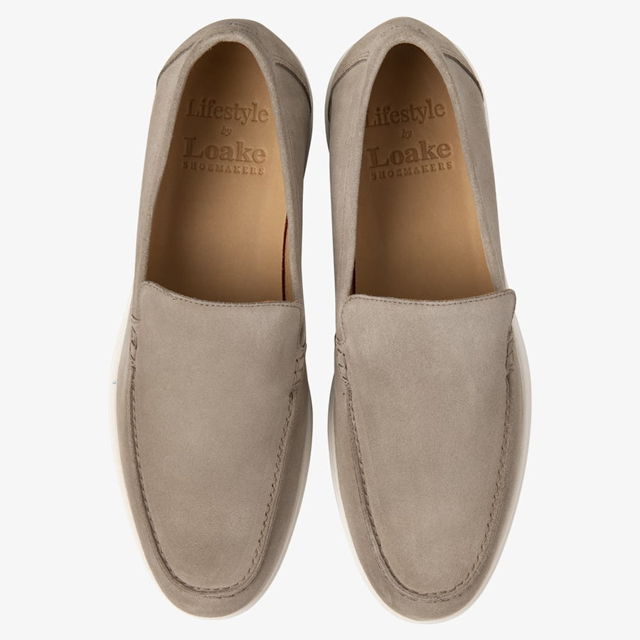 Loake Tuscany loafer - stone suede