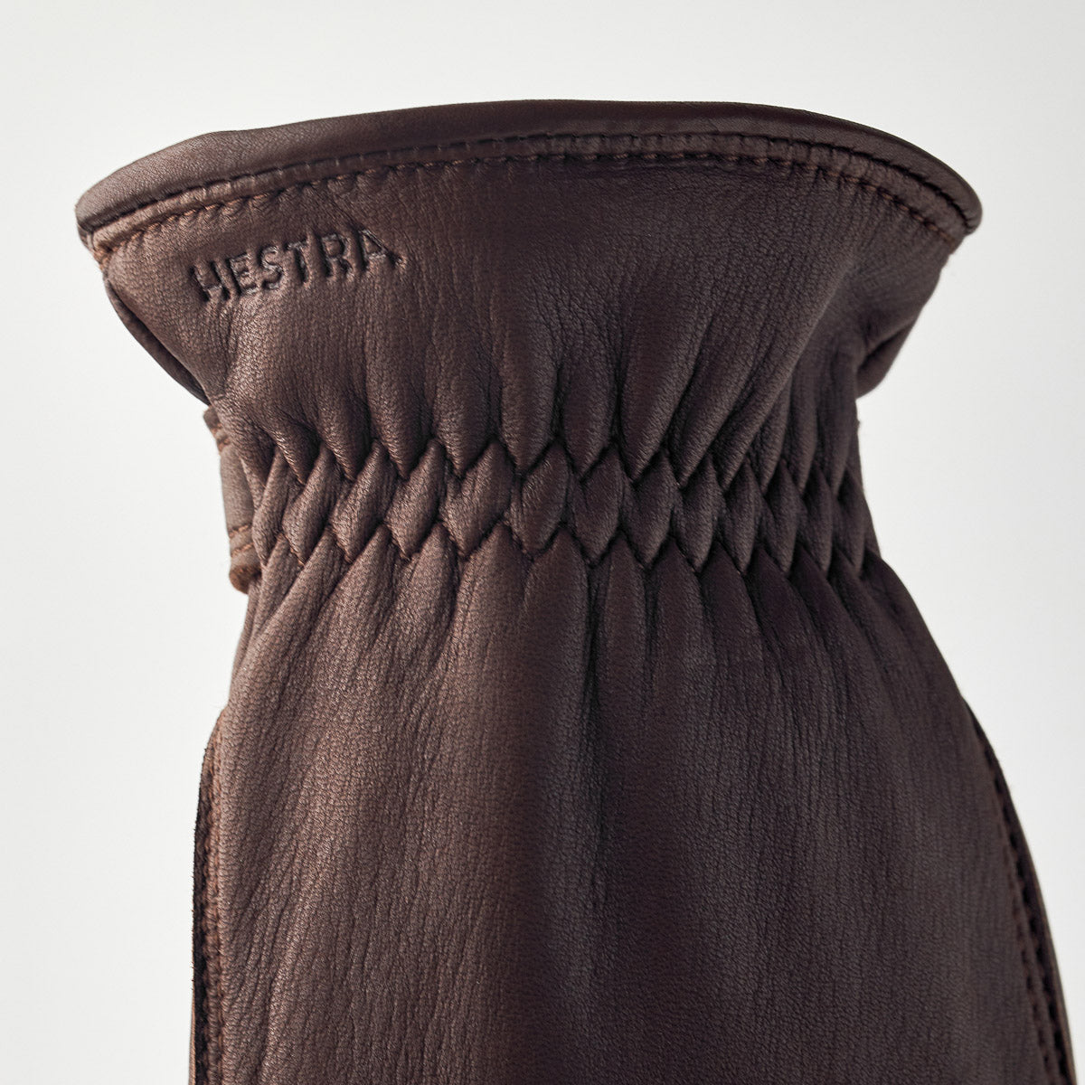 Hestra Burensvik leather gloves - chocolate