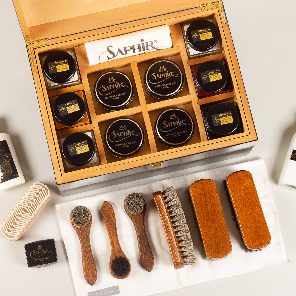 Shoe care valet selection guide