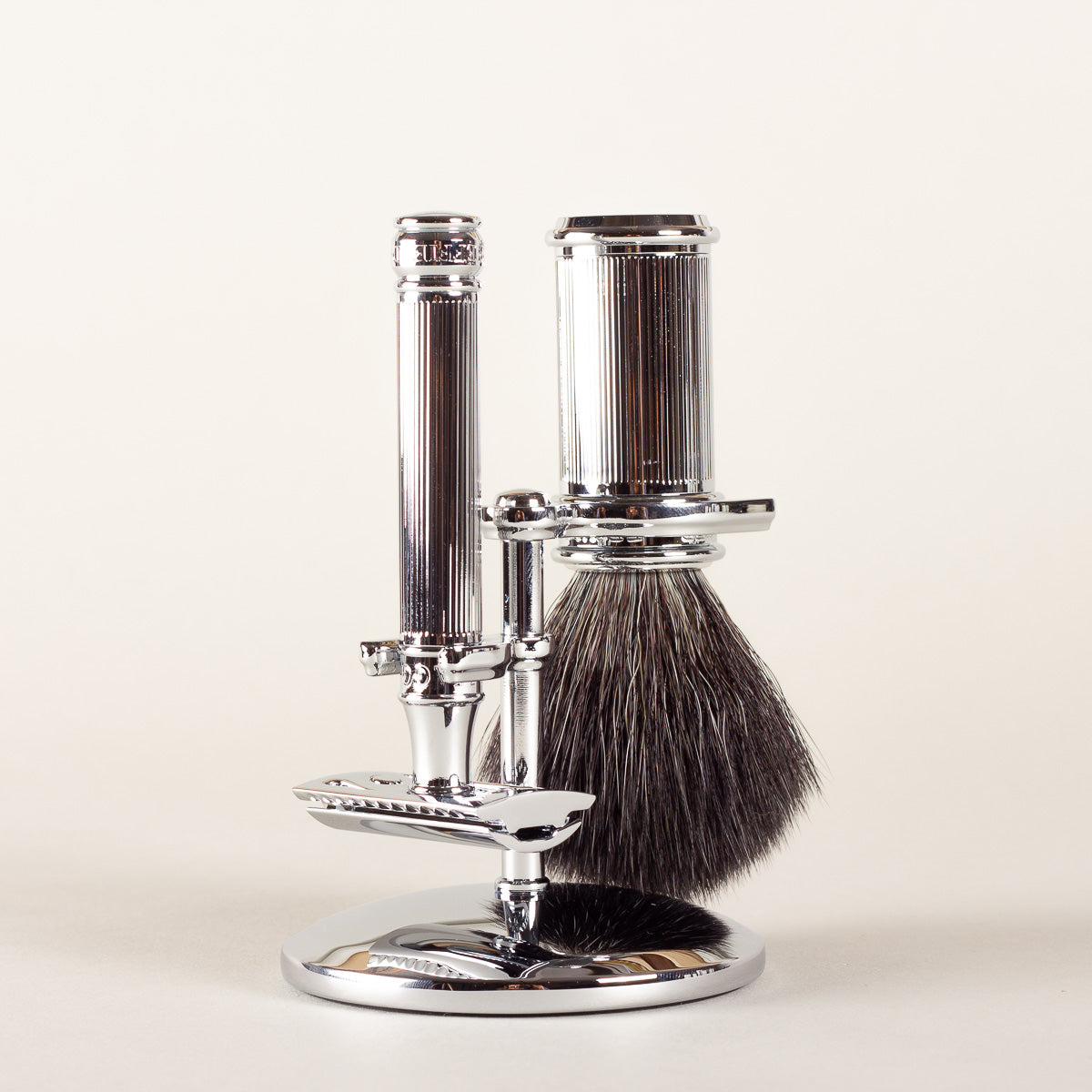 Three Piece Safety Razor Edwin Jagger 3 piece safety razor shaving set - chrome lined — The Shoe ...