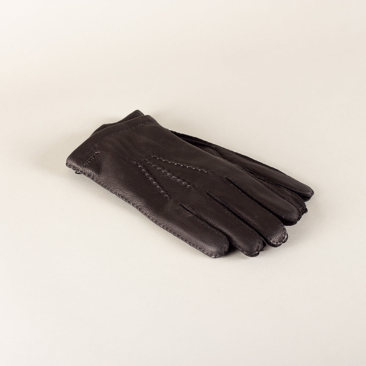 HESTRA Matthew leather driving gloves black — The Shoe Care Shop